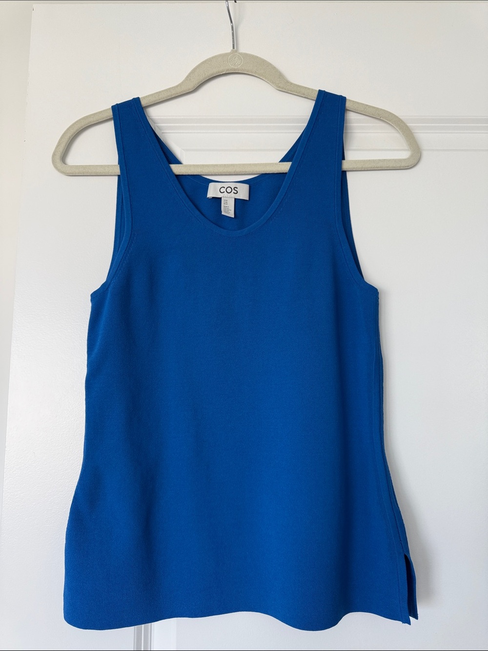 COS Women's Vivid Blue Scoop Neck Tank